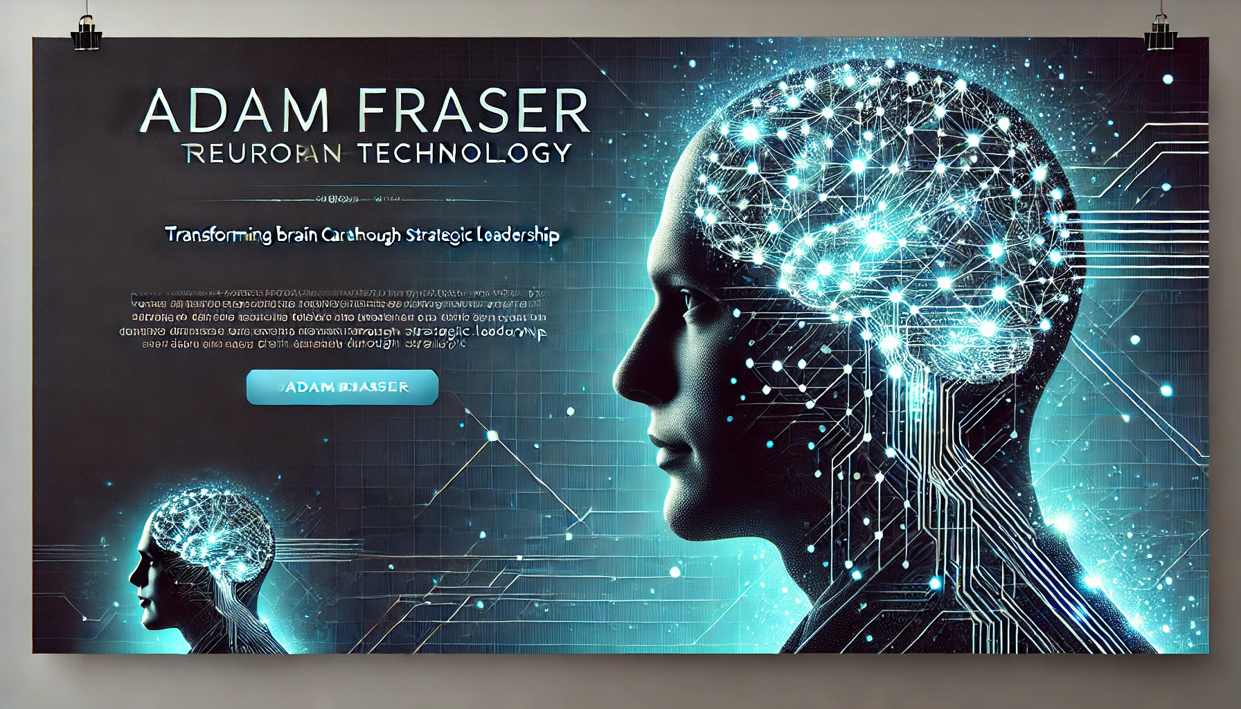 Abstract brain neural network visualization representing Adam Fraser Omniscient Neurotechnology precision mapping technology